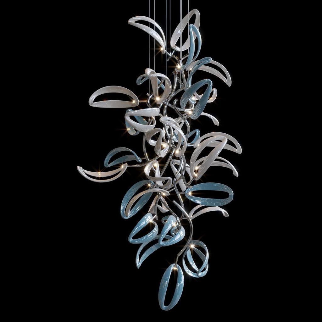 Blue Ribbon Vine Chandelier