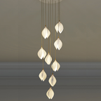 Postmodern Ceramic Branch Chandelier