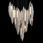 Silver Ice Shard Chandelier