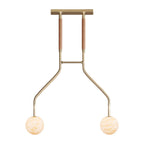 Peaks Alabaster Vanity Pendant by Bling Lighting Studio