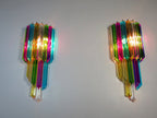 Murano Wall Lamp | 32 Multicolour Prism Glass | Set of 2