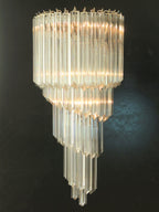 Murano Wall Lamp | 41 Clear Prism Glass | Set of 2