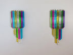Murano Wall Lamp | 32 Multicolour Prism Glass | Set of 2