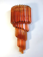 Murano Wall Lamp | 41 Yellow Prism Glass | Set of 2