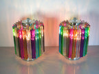 Murano Table Lamp | 24 Multicolour Prism Glass | Set of 2