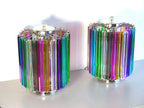 Murano Table Lamp | 24 Multicolour Prism Glass | Set of 2