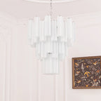 Aveline Glass Chandelier Glass lighting by Bling Lighting Studio