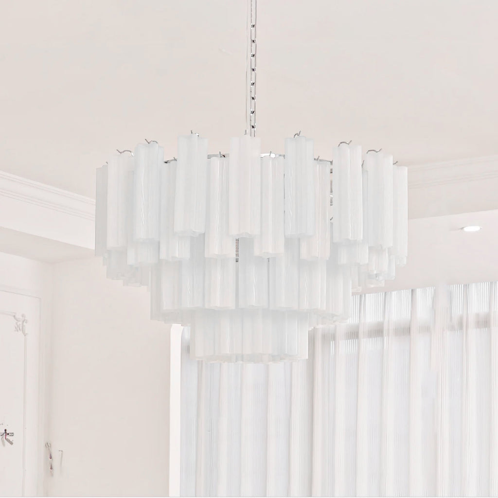 Aveline Glass Chandelier Glass lighting by Bling Lighting Studio