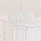 Aveline Glass Chandelier Glass lighting by Bling Lighting Studio