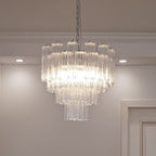 Aveline Glass Chandelier Glass lighting by Bling Lighting Studio
