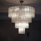 Aveline Glass Chandelier Glass lighting by Bling Lighting Studio