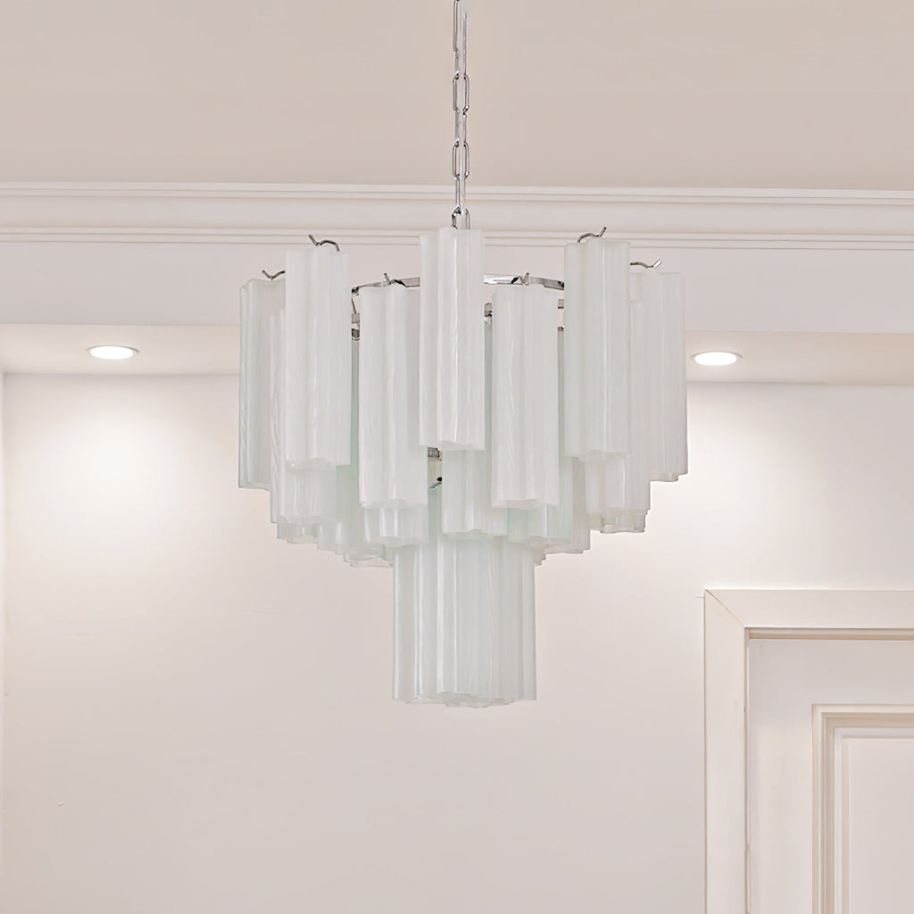 Aveline Glass Chandelier Glass lighting by Bling Lighting Studio