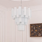 Aveline Glass Chandelier Glass lighting by Bling Lighting Studio