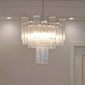 Aveline Glass Chandelier Glass lighting by Bling Lighting Studio