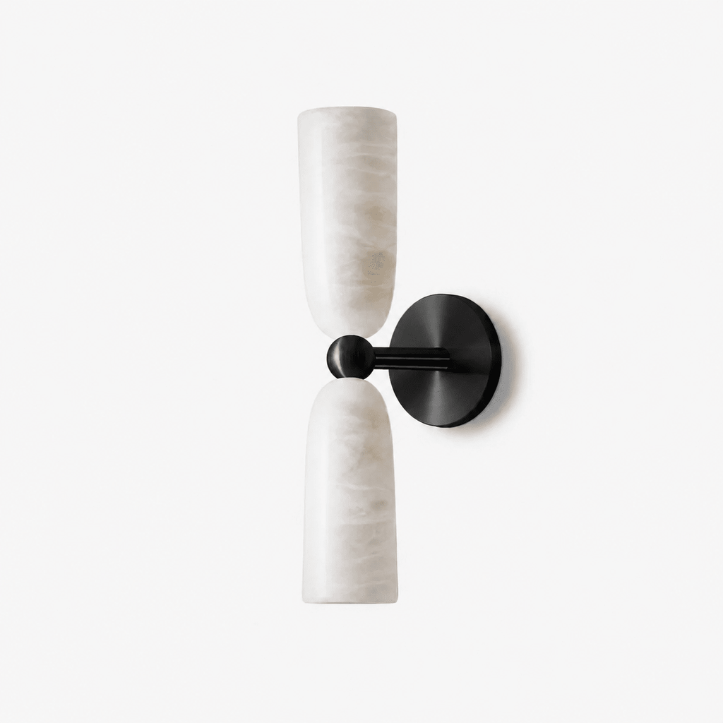 Alabaster Bell Wall Sconce