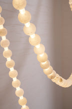 Alabaster Pearl Necklace Chandelier by Bling Lighting Studio