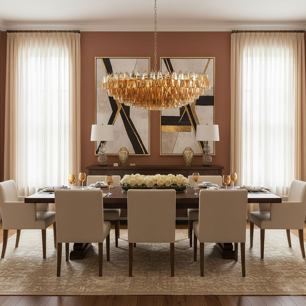 Premium Amber Sorrento Chandelier product image