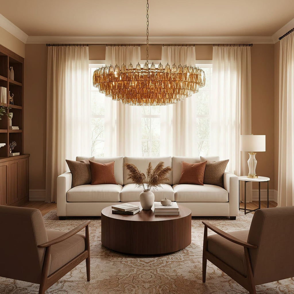 Premium Amber Sorrento Chandelier product image