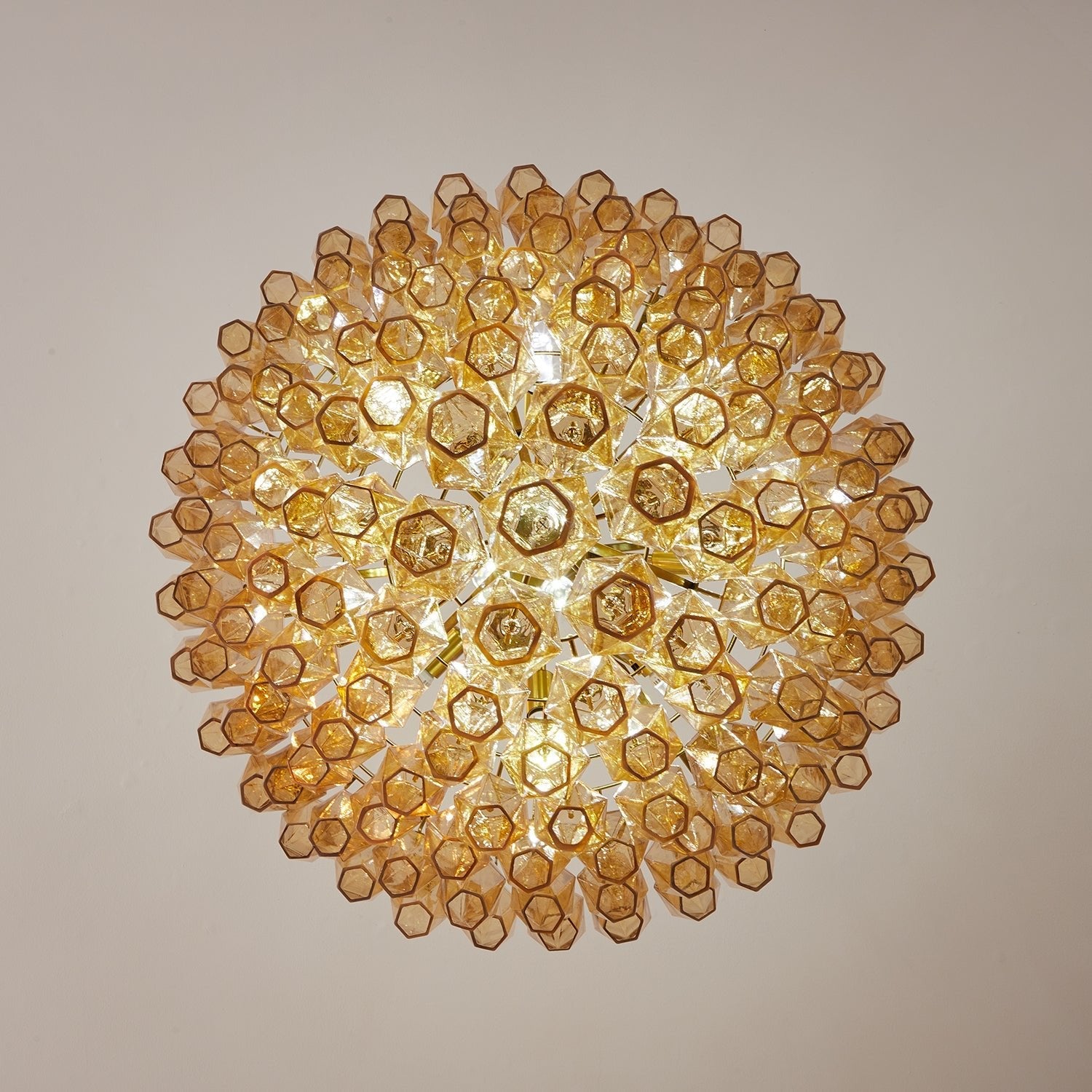 Amber Empire Chandelier Glass lighting by Bling Lighting Studio
