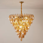 Luxury Murano Poliedri Amber Empire Chandelier product image
