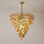 Amber Empire Chandelier Glass lighting by Bling Lighting Studio