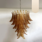 Luxury Amber Leaf Cascade Chandelier product image