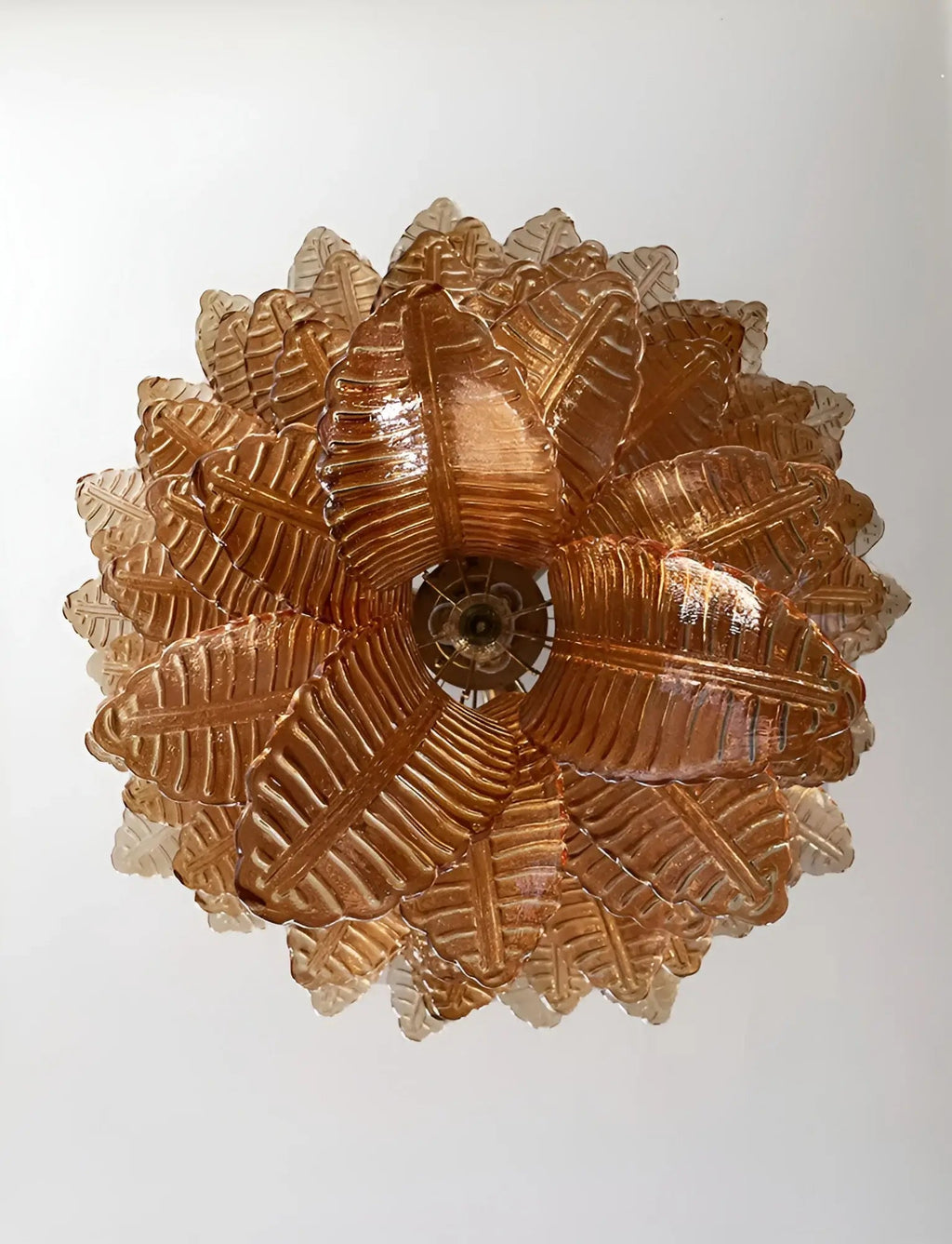 Luxury Amber Leaf Cascade Chandelier product image