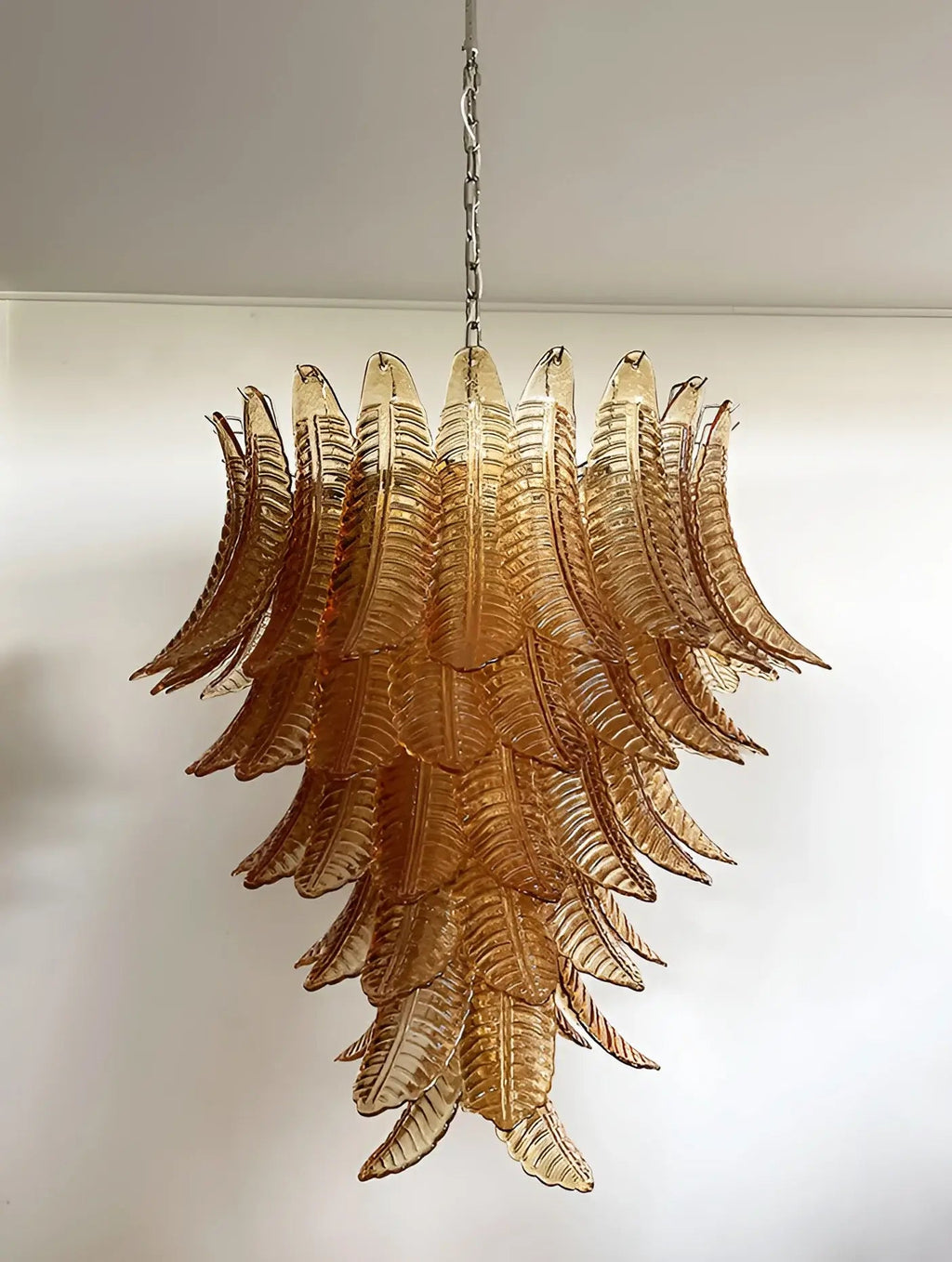 Luxury Amber Leaf Cascade Chandelier product image