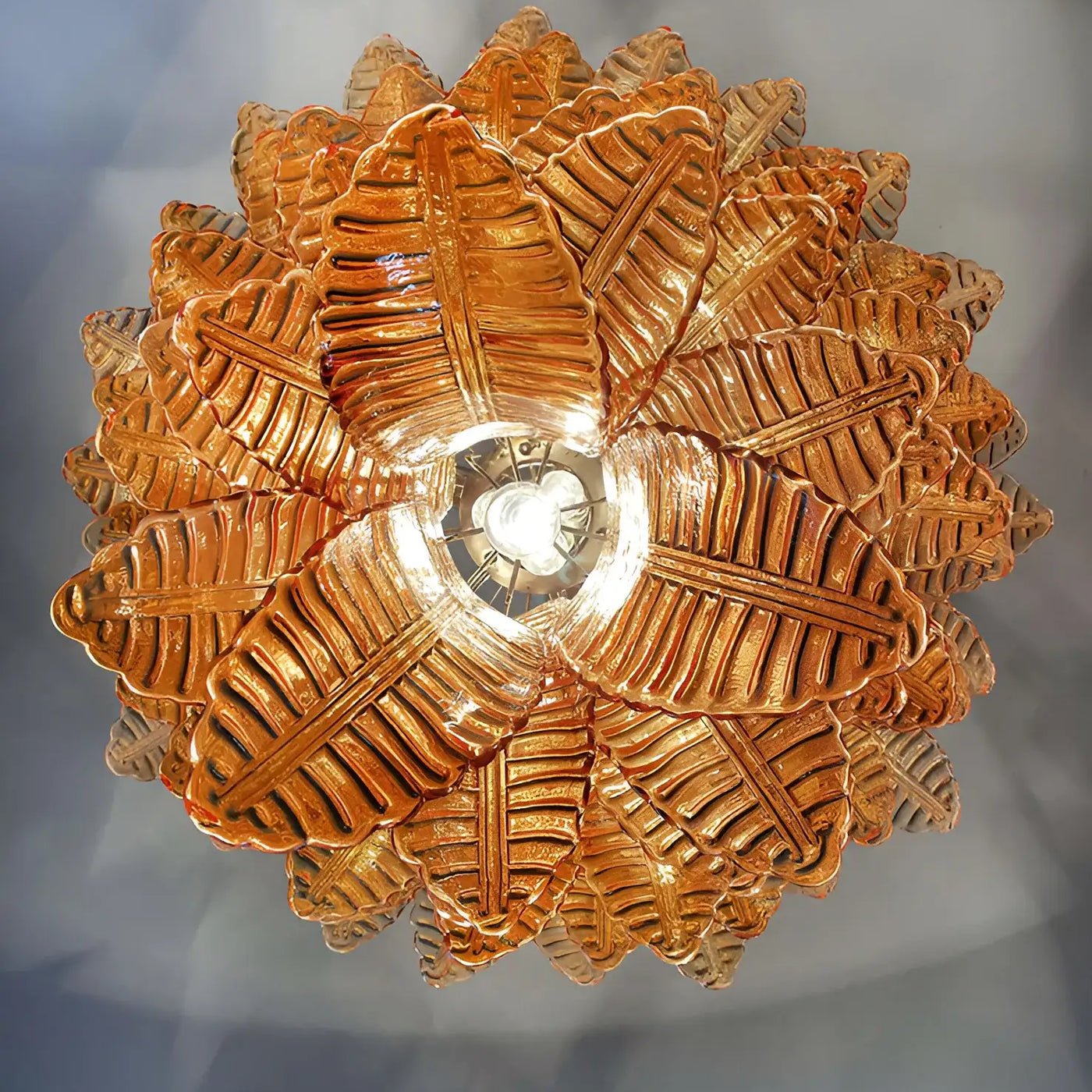 Luxury Amber Leaf Cascade Chandelier product image