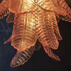 Luxury Amber Leaf Cascade Chandelier product image