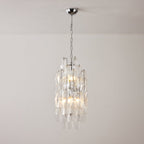 Amber Prism Long Chandelier Glass lighting by Bling Lighting Studio