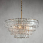 Ghiaccio Round Chandelier by Bling Lighting Studio