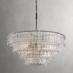 Ghiaccio Round Chandelier by Bling Lighting Studio