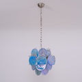 Aqua Blue Glass Chandelier Glass lighting by Bling Lighting Studio