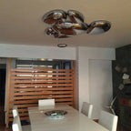 Art Deco Ceiling Light Flush Mount - Bling Lighting Studio