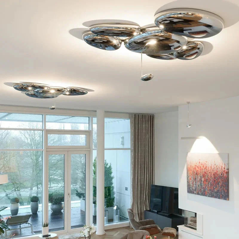 Art Deco Ceiling Light Flush Mount - Bling Lighting Studio