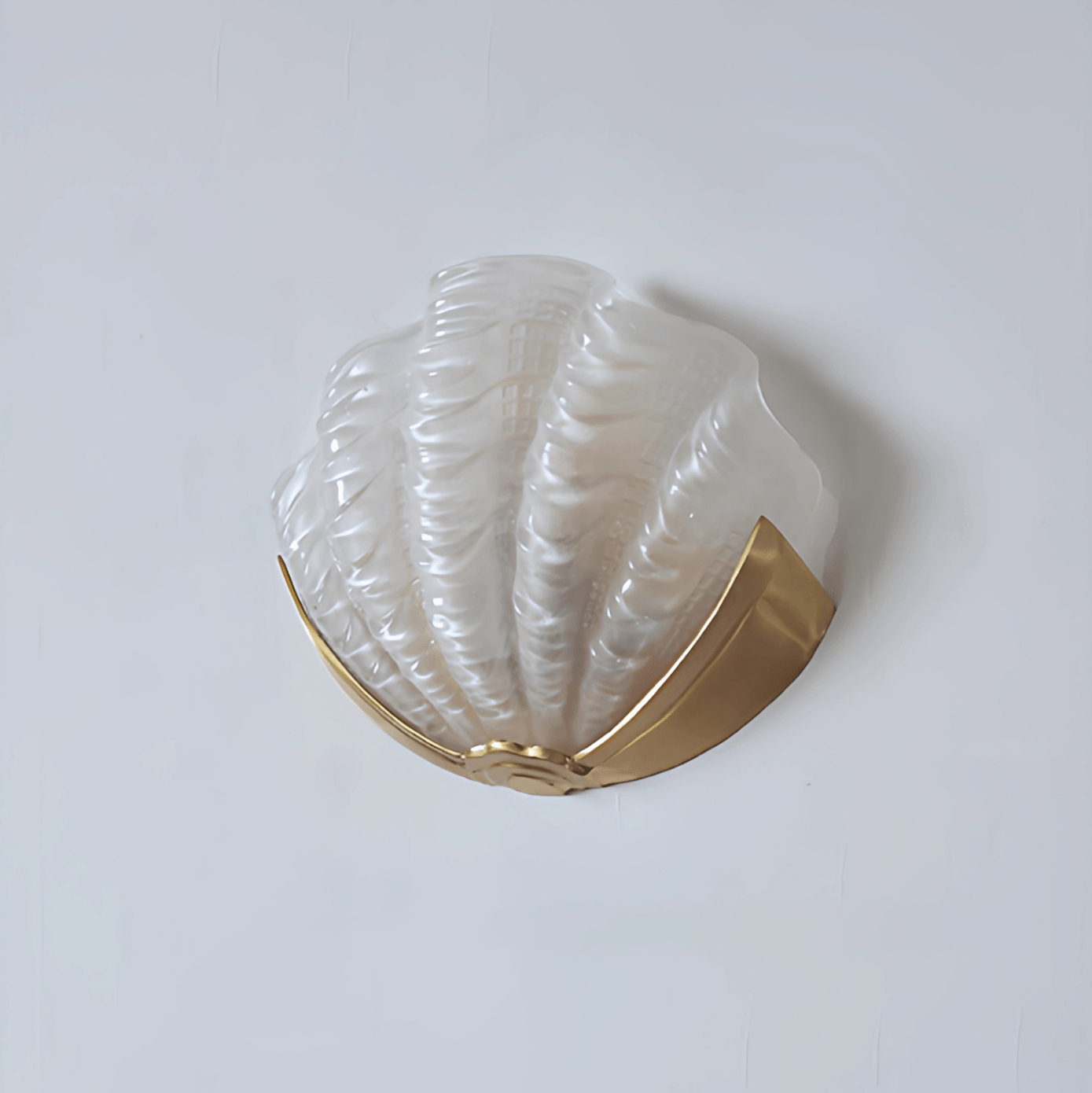Art Deco Scallop Wall Light Glass lighting by Bling Lighting Studio