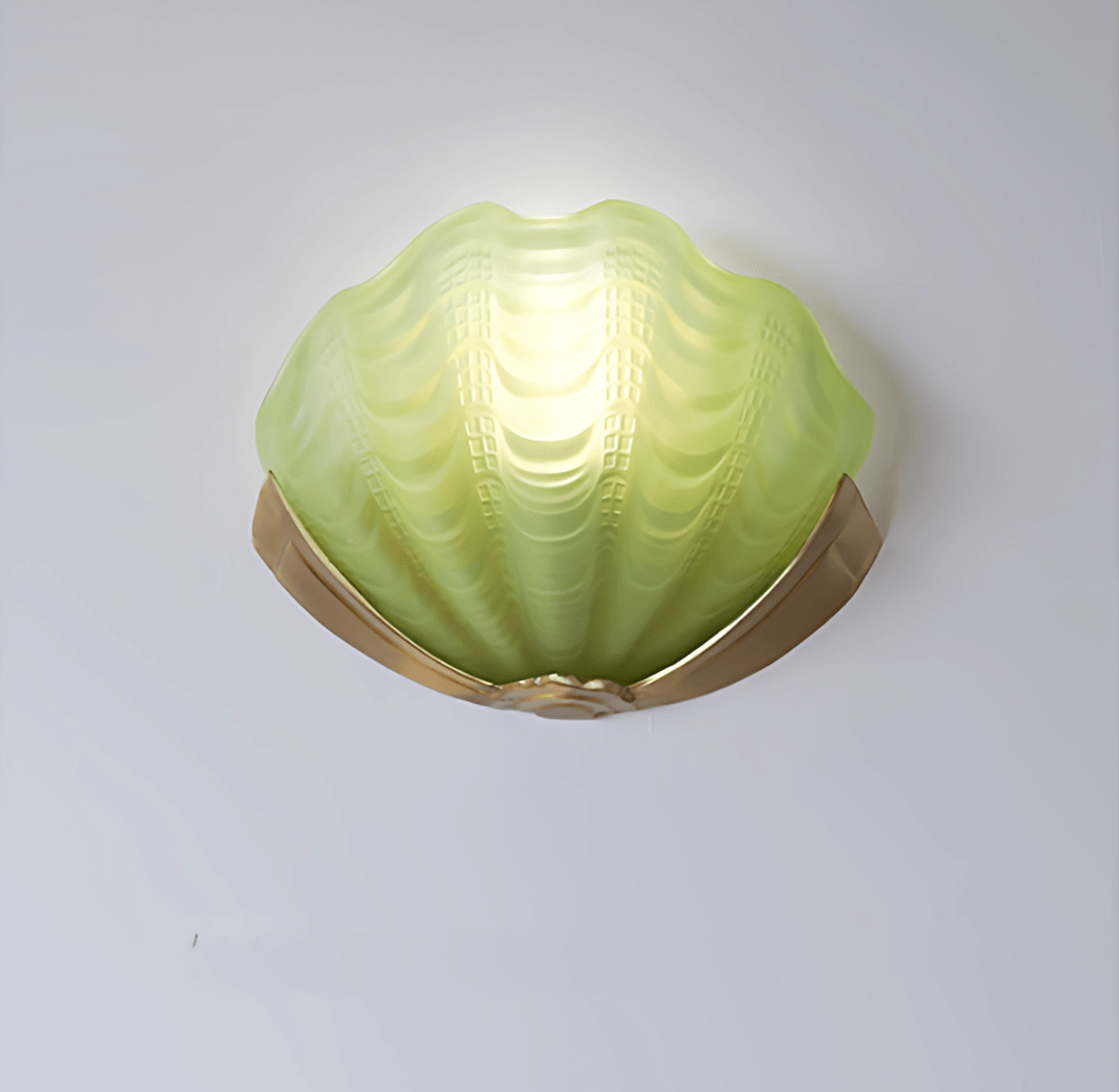 Art Deco Scallop Wall Light Glass lighting by Bling Lighting Studio