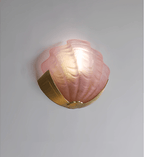 Art Deco Scallop Wall Light Glass lighting by Bling Lighting Studio