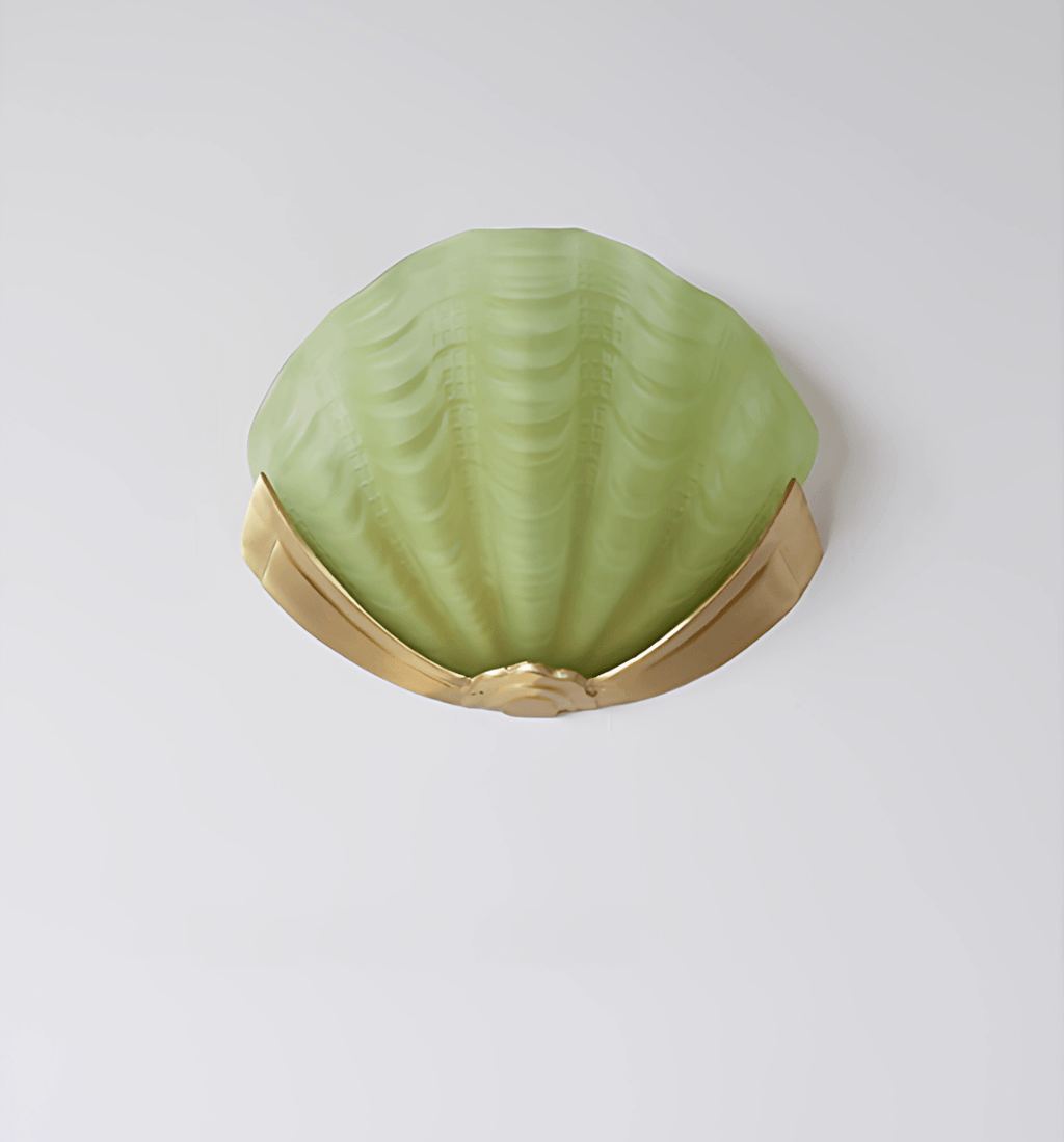 Art Deco Scallop Wall Light Glass lighting by Bling Lighting Studio