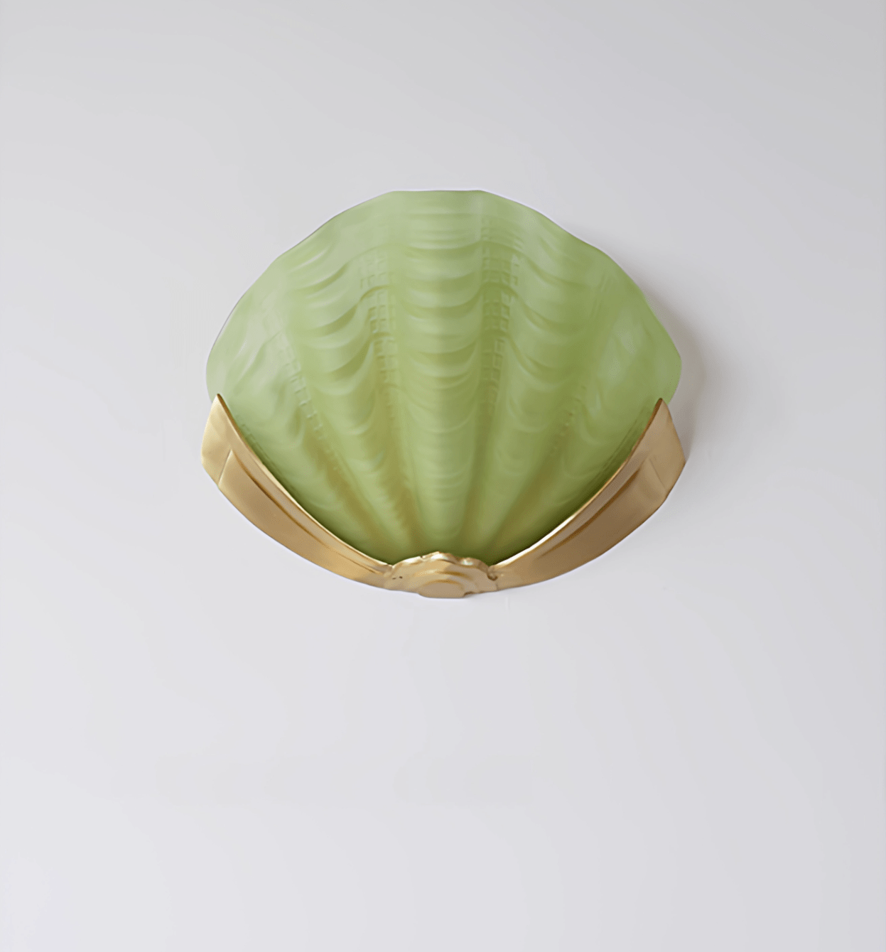 Art Deco Scallop Wall Light Glass lighting by Bling Lighting Studio