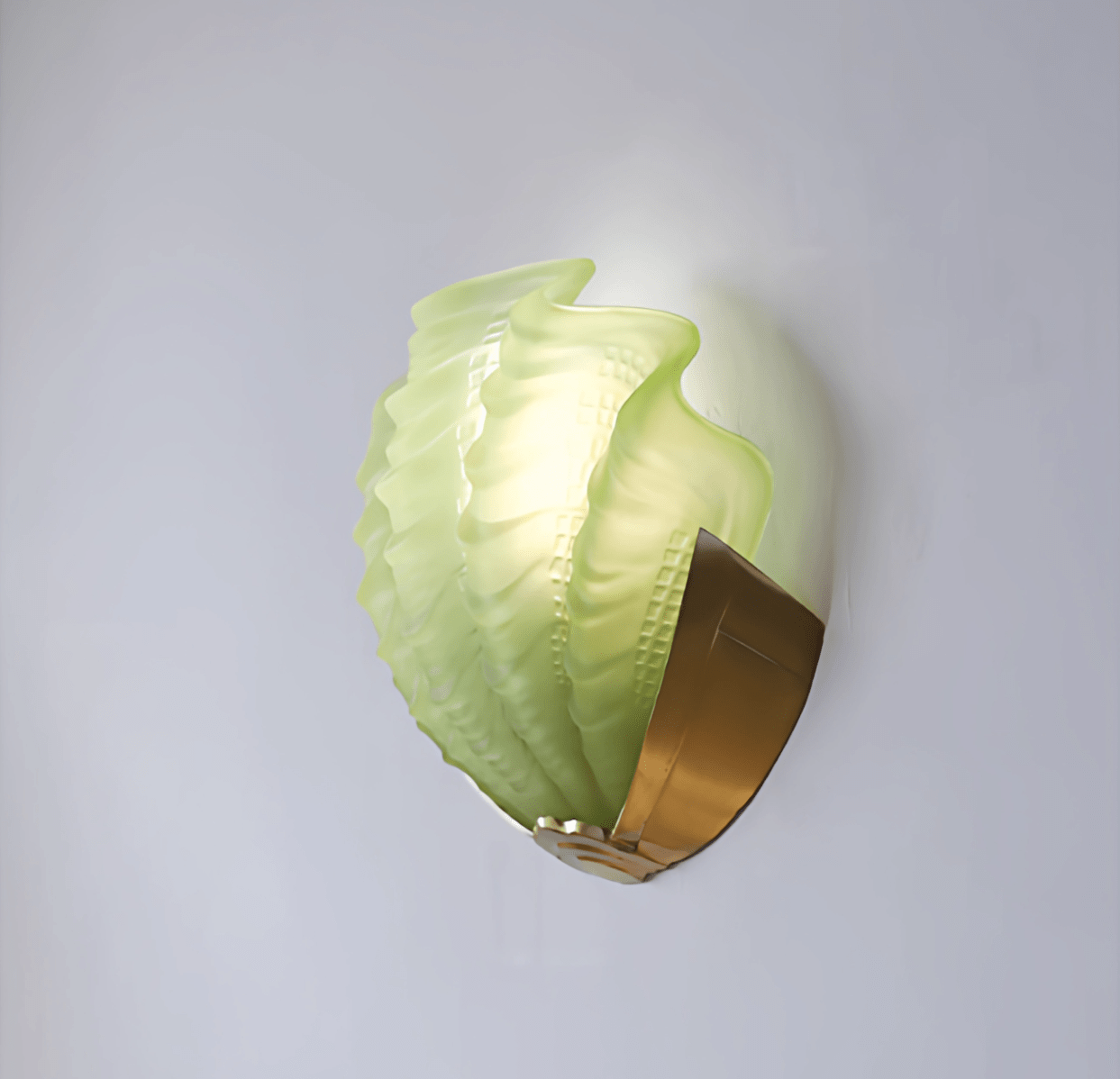 Art Deco Scallop Wall Light Glass lighting by Bling Lighting Studio