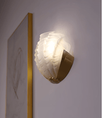 Art Deco Scallop Wall Light Glass lighting by Bling Lighting Studio