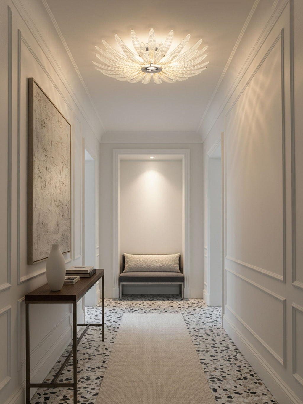 Aurelia Murano Glass Petal Ceiling Light