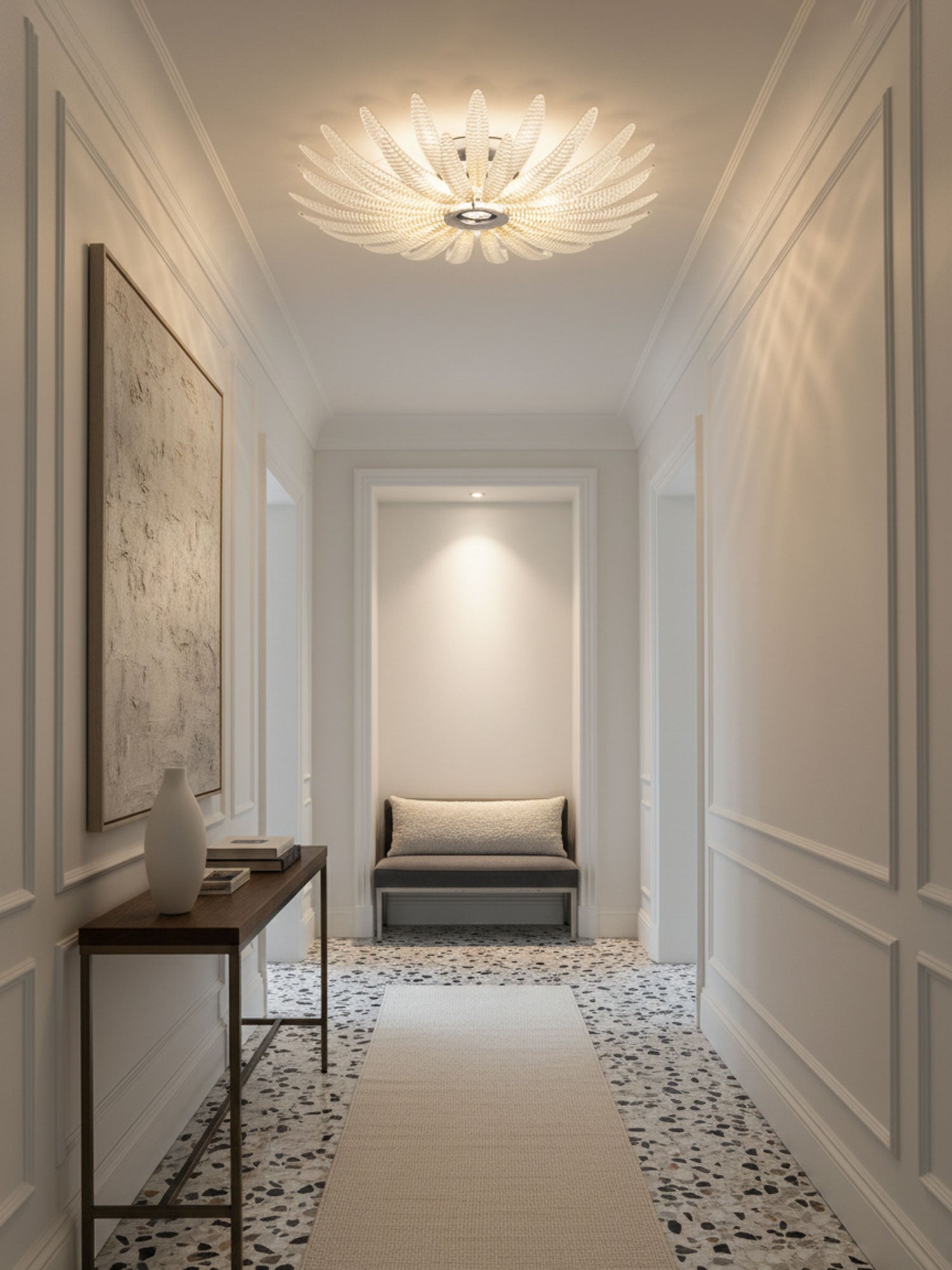 Aurelia Murano Glass Petal Ceiling Light