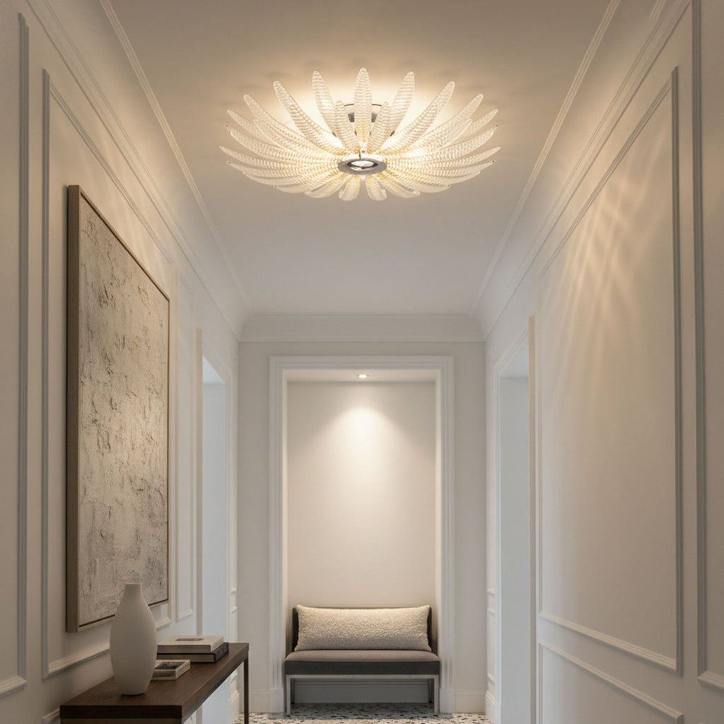 Aurelia Murano Glass Petal Ceiling Light