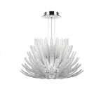 Aurelia Glass Petal Chandelier Glass lighting by Bling Lighting Studio
