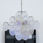 Aurelia Iridescent Glass Chandelier Glass lighting by Bling Lighting Studio