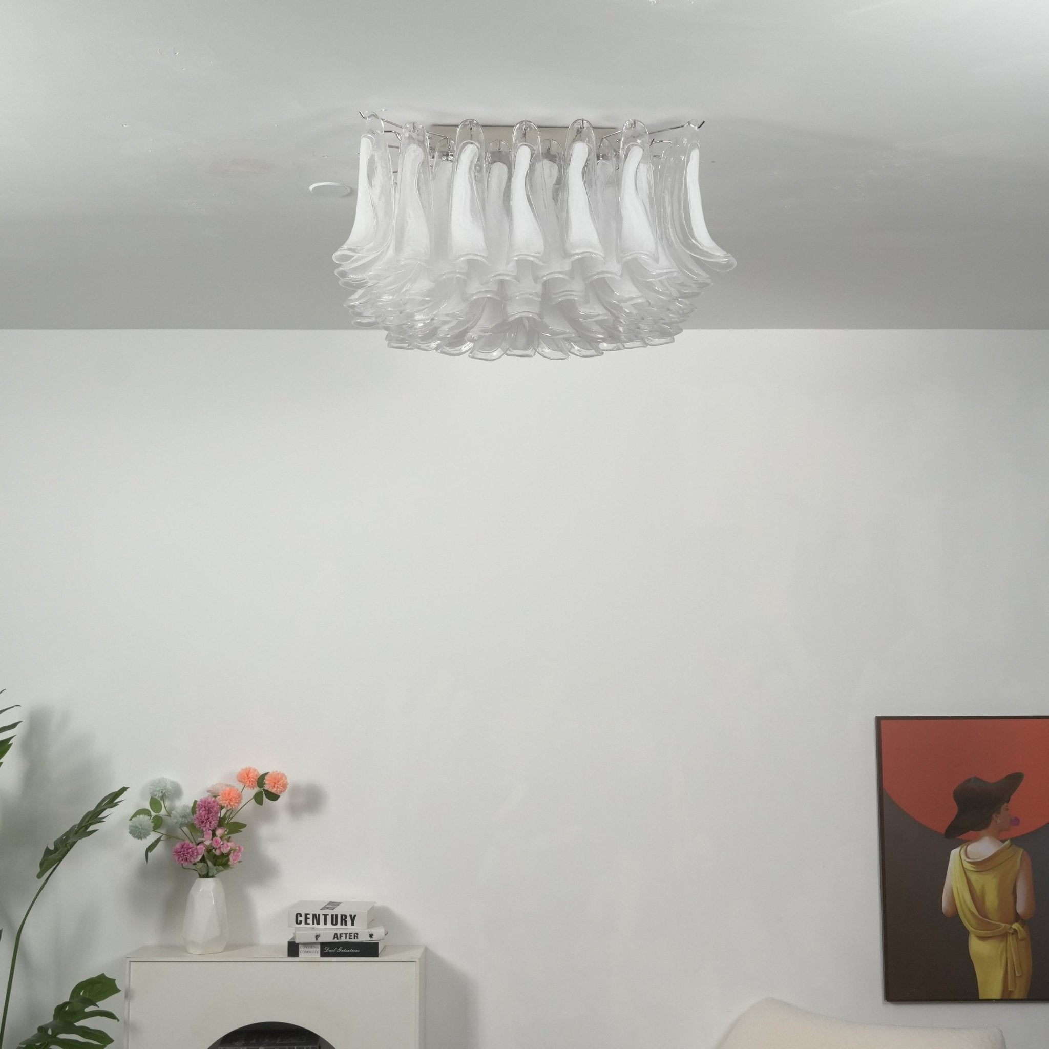 Aurielis Glass Ceiling Light Glass lighting by Bling Lighting Studio