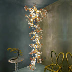 Aurora Branch Staircase Chandelier for high ceiling staircase and foyer lighting